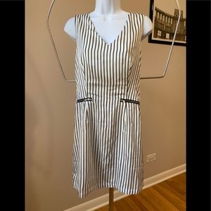 NEW WITH TAG - never worn XS Sugar Lips cream & black silky jumper dress